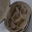 Makeup Bag, Travel Make up Case with Compartments and Handle, Portable Cosmetic Organizer Bags,Toiletry Bag for Women