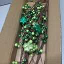6 Pack Shamrock Berry Stems Decor, 24Inch Artificial Clover Stems for St. Patrick's Day Decorations, Festive Greenery St Patrick Berry Picks for Table Centerpieces and DIY Irish Holiday Crafts