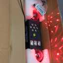 DJ Lights with Stand, 5 in 1 Party Bar Light Set with Rotating Ball, Strobe, UV, Colorful LED Par Light and Pattern, Sound Activated DJ Lighting System for Disco Stage Gig Band Wedding