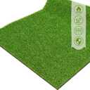 2 PCS Artificial Grass Turf Lawn 57"x36" Outdoor Rug, Realistic Turf for Garden, Yard, Home Landscape, Playground, Dogs Synthetic Grass Mat Fake Grass Rug