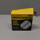 Navona 30Ft x 1 Inch Hook and Loop Strips with Adhesive  2 Rolls Heavy Duty Hook and Loop Tape with Backing for Home, Office, School, and Crafting Projects, White