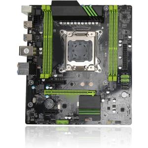 LGA 2011, X79 ATX Motherboard - PCIe 16X/4X/1X, DDR3 RAM, SATA3/M.2 NVMe, Multi USB Slots