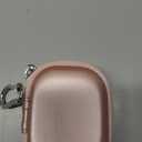 CaseSack Case for TAGRY X08 Bluetooth Headphones True Wireless Earbuds 60H, mesh Pocket for Charge Cable (Rose Gold)