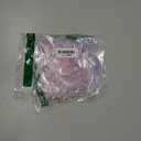 CRAFTYMELODY 2PCS 3D Embroidered Flower Fabric Beaded Lace Applique Lavender Cloth Appliques Sew On Patches Handmade Sewing Tool for Wedding Bridal Dress DIY Crafts Clothing Accessories