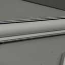 ChrisDowa Cordless Blackout Roller Shades for Windows, Striped Free-Stop Window Blinds with Privacy, Thermal Insulated Window Shades for Home, Office and Door. White, 26" W x 72" H
