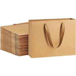 BagDream 8.6x4x7 25Pcs Brown Kraft Paper Bags with Handles, Heavy Duty Small Gift Bags for Party Favor, Retail, Merchandise, Soft Cloth Handle Sturdy Paper Sacks BagDream 8.6x4x7 25Pcs Brown Kraft Paper Bags with Handles, Heavy Duty Small Gift Bags for Party Favor, Retail, Merchandise, Soft Cloth Handle Sturdy Paper Sacks