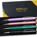 InnoBeta Godson Gifts from Godmother, Thoughtful Present from Godmother, Elegant Ballpoint Pen Set of 4