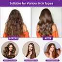TEPENAR Hair Dryer Bonnet Attachment: Upgraded Extra Large Hooded Dryer Adjustable Hair Dryer Caps - Easy to Use for Natural Curly Textured Hair Care Styling Fast Drying - Purple
