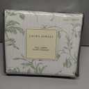 Laura Ashley Home - Queen Duvet Cover Set, Reversible Cotton Bedding with Matching Shams, Lightweight Home Decor for All Seasons (Natalie Sage, Queen) Green (Queen (3-Piece))