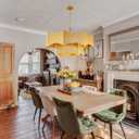 TOCHIC 28" Gold Chandelier 2-Tier Modern Chandeliers for Dining Room