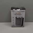 Space Heaters for Indoor Use, 1500W Portable Electric Heater with Thermostat, Ceramic Heater for Room Bedroom Office Under Desk with 3 Heating Levels, Safe Tip-Over Protection (Silver)