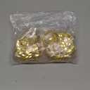 50 Pcs Gold Napkin Rings Bulk, Exquisite Round Napkin Ring Buckles, Suitable for Family Dinners, Weddings, Holiday Parties