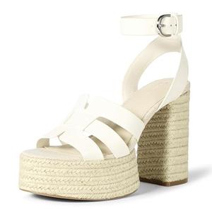 The Drop Women's Bea Platform Heel, White, Size 10 The Drop Women's Bea Platform Heel, White, Size 10