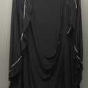 R&M Richards Women's Crystal Glow Evening Dress, Black, Size 14 Plus/14W