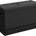 GMQ Car Trunk Organizer for SUV,Car Organizers and Storage with Collapsible Storage, Magnetic Lid Large Capacity for SUV, Truck, MPV (Carbon Black, L-21.51312.5 IN)