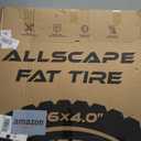 HEB ALLSCAPE 20x4 Bike Tire / 26x4 Bike Tire - Fat Tire for Ebike MTB, Heavy Duty High-Performance E-Bike Mountain Bike Tire, All-Terrain Directional Tread, High-Density Tire for Street & Trail Riding (26 x 4" Fat Tire)
