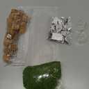 Skylety 30 Sets Halloween Ghost 2 Pcs Mason Jar with Moss and Card Glow in the Dark Adopt a Ghost Figurine Luminous Creepy Crafts Spooky Crafts for Halloween Horror Decorations DIY Party Gifts