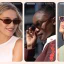 miyya Old Money Polarized Oval Sunglasses  2025 Edition, UV400 Protection, Feather-Light Fit & Trendy Colors (Black/Leopard Beige)