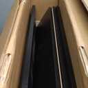 Prepac 4 Column Tall Cabinet Media, Quad Width Wall Storage, Black (73.5" Wide)