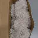 Woaboy Faux Fur Throw Pillow Covers 24x24 Inch Set of 2 Euro Boucle Neutral Decorative Sherpa Fuzzy Accent Sheepskin Fleece Cushions Modern Christmas Home Decor for Couch Sofa Bed Livingroom,Beige