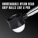 Premium Press-Lock Golf Ball Retriever 9Ft / 12Ft / 14.5Ft / 16.3Ft with Reinforced Stainless Steel Shaft & Non-Slip Rubber Grip, Golf Ball Retriever Telescopic for Water