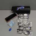 NOVIVON 6 Pack Reading Glasses with 6 Cases  Blue Light Blocking Readers for Women & Men, Computer eye glasses, Cheaters