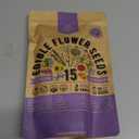 Organo Republic 15 Edible Flower Seeds Variety Pack- Indoor/Outdoor. 4800+ Non-GMO Heirloom Flower: Borage, Bishop's Flower, Chicory, Chives, Hyssop, Echinacea, Lavender Seeds & More