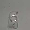 for iPhone 16 Case Clear with 360Spin Magnetic Stand, Compatible with MagSafe, Military-Grade Slim Hard Protective Cover Kickstand & CD Ring Holder,6.1"