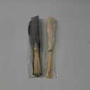 102PCS Black Pampas Grass Decor, Grey White Natural Dried Pampas Grass Bulk, Boho Home Decor Bouquet, Black and White Dried Flowers Decor, Halloween Wedding Floral Arrangements Vases Decorations