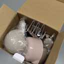 Kitchen Utensils Set-Silicone Cooking Utensils-33pcs Non-Stick Silicone Cooking Kitchen Utensils Spatula Set with Holder-Best Kitchen Cookware with Stainless Steel Handle (Khaki)