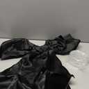 1 Pcs Large Black Coquette Bow For Graduation Backdrop 27.6 x 21.7 Inch Big Bows Room Wall Decor Giant Ribbon Tie Hanging Gift for Birthday Bachelorette Party Girl Baby Shower Bridal Shower Wedding