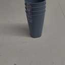 Sterilite Set of Four 20 Oz Tumblers, Reusable Plastic Cups For Drinking Water or Juice, Freezer and Dishwasher Safe, Blue, 8-Pack