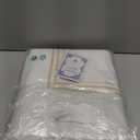 100% Turkish Cotton Embroidered Bath Mat - Soft Five-Star Hotel Quality (Golden Cream)