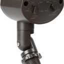 Motion Sensor, 180-Degree Replacement Motion Detector, Adjustable Time & Detection Sensitivity Up to 60 Feet Range, 3 Working Modes Pir Motion Sensor for Security Floodlight, Brown, UL Listed