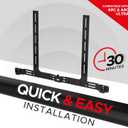 Sound bass Arc TV Mount, Black, Compatible with Sonos Arc Soundbar and Ultra Version, Mounting Bracket for TV, Hardware Kit Included, Designed in the UK