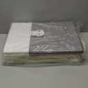 Extra Large Toy Storage Box with Lid, Sturdy Toys Storage Chest Bin Organizer Basket with Dividers for Kids, Boys, Girls, Nursery, Closet, Bedroom, Playroom 35.5"x17" x17"(Grey and White)