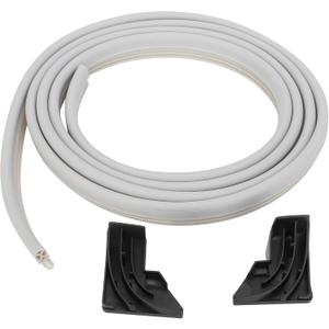 WD08X10057 Dishwasher Door Gasket Seal with Right WD8X227 & Left WD8X228 Corner Baffle Compatible With G-E Ken-more Dishwasher WD08X10014 1088473 AP3798079 EAP958908 PS958908 PS263963