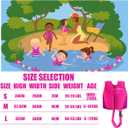 Baby Girl Swim Vest Toddler Swim Vest for Age 18 Months - 2 Years Baby Toddler Fit 20-28 lbs, Small