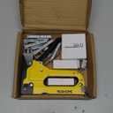 Upholstery Staple Gun Heavy Duty, YEAHOME 4-in-1 Stapler Gun with 4000 Staples, Manual Brad Nailer Power Adjustment Stapler Gun for Wood, Crafts, Carpentry, Decoration DIY