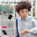 aeac Smart Watch for Android & iOS, 1.8" HD Fitness Watch with Alexa, Bluetooth Calling, Smartwatch with Heart Rate/Sleep Monitor/Calorie/Step Counter, IP68 Waterproof