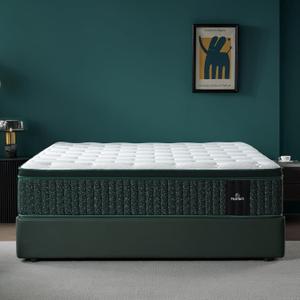 14 Inch King Hybrid Mattress – Plush Firm Feel – Cooling Gel Memory Foam & Pocket Springs – Supportive Comfort