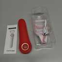 3-in-1 Electric Peeler | Auto Blade for Fruits/Vegetables | 3 Interchangeable Blades | Type-C Charging,Battery Capacity 1500 mAh | Kitchen, Travel, Camping (PL907-Red)