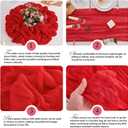 12 Pack Red Table Runner 17x108 Inch Red Cheesecloth Table Runner Semi Gauze Table Runners Rustic Sheer Fabric Cheese Cloth Table Runners for Wedding Party Birthday Baby Bridal Shower