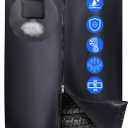 Tire CoverHeavy Duty 420D Outdoor Tire Storage Waterproof All Seasonal Protection,Universal Truck Tire Covers with Waterproof Zipper Easy to Put on,Air Vent (Holding 4 Tires Within 32 Inch Diameter) (Black - 1 Pack)