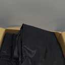 HolidayIdeas Grommet Outdoor Curtains for Patio Waterproof 8 Pcs All Weather Balcony Black Outside Curtains for Apartments, Gazebo, Pergolas, Porch, 54x120 Inch