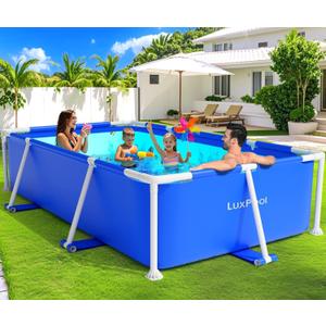 Above Ground Pool,Frame Deep Swimming Pools, Family Pool,Large Above Ground Easy Set, Outdoor Backyard Pools for Kids, Adults,7ft x 48in x 24in