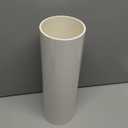 MECCANIXITY 4.3 Inch PVC Rigid Tube Round Pipe Hardware Tubing 101.6mm(4 Inch) ID 110mm OD 350mm White High Impact for Water Pipe Cable Sleeve