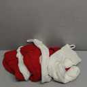 6 Pack Personalized Christmas Stockings, 18in Large Knitted Xmas Hanging Stocking Set Decoration with Leather Patches Custom Name for Holiday Christmas Family Decor (Red and White)