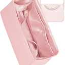 Silk Organizer for Lindy Mini/26/30/34,Soft and Gentle Touch Insert,Maintain Bag Natural Shape,Lightweight Inner BagBubblegum, Lindy 26