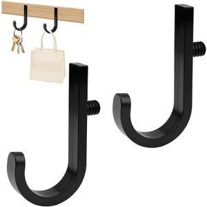 2 PCS Tool Hooks Compatible with Suncast & Craftsman Sheds  Premium Plastic Shed Garden Garage Storage Hooks for Hanging Organization Supplies (Black)